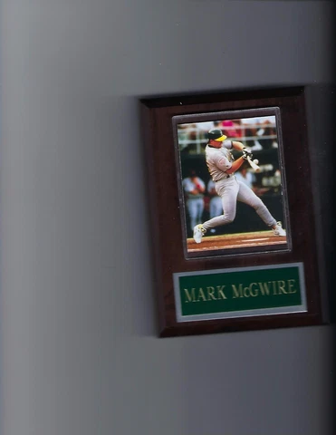 MARK McGWIRE PLAQUE BASEBALL OAKLAND A's ATHLETICS MLB Cover