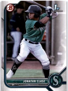 JONATAN CLASE 2022 Bowman #BP-118 Seattle Mariners - Picture 1 of 2