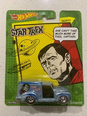 Hot Wheels STAR TREK Pop Culture CUSTOM '52 CHEVY 1:64 3+  - Image 1 of 3