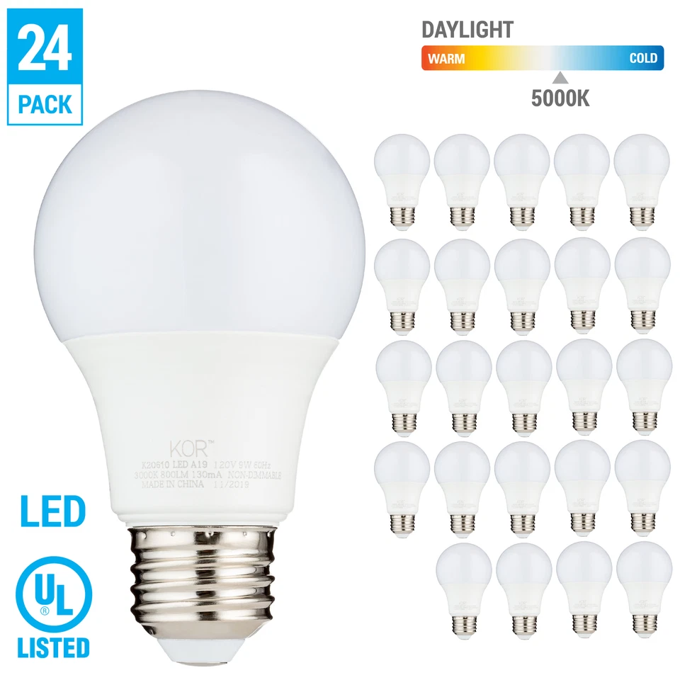 KOR K20634 9W LED Bulb - 5 Pack