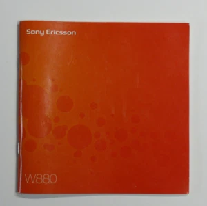 MODE D'EMPLOI UTILISATEUR SONY ERICSSON W 880 - EN LANGUE FRANCAISE - TBE - Photo 1 sur 1