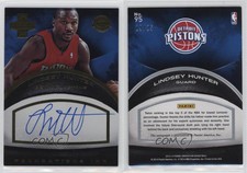 2013-14 Panini Innovation Foundations Ink Gold /25 Lindsey Hunter #95 Auto