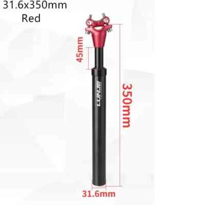 MTB Shock Absorber Seatpost 350mm Mountain Road Bike Adjustable Seat Tube - Image 1 of 4