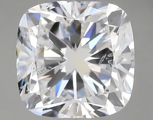 1.51 CT Cushion Lab Grown Diamond D Color Diamond For Engagement Ring - Picture 1 of 2
