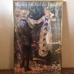 THE SWING by Pierre-Auguste RENOIR Impressionist Framed Art Print Made In Paris - Picture 1 of 8