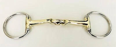 FLYING HORSE EggButt Trense Pferd Bit Verbindend abgewinkelt MP mit deutschem Silber & S S
