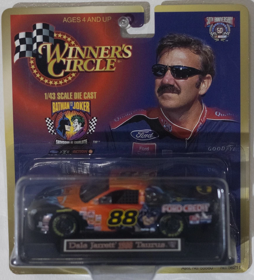 Dale Jarrett #88 Batman vs Joker Ford Taurus 1:43 Winners Circle 1998 NASCAR Foto 1 de 1