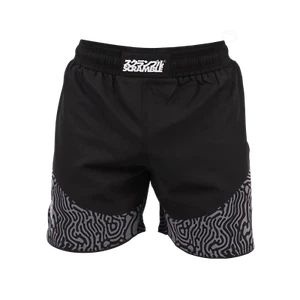 Scramble Mens Senshu Grappling Fight Shorts Black MMA BJJ Jiu Jitsu Training - Picture 1 of 7
