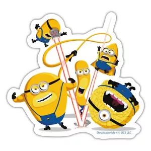 Minions The 5 Mega Minions Sticker, max. 4 x 4" - Picture 1 of 5