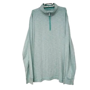 Tommy Bahama Para Hombres XL IslandZone Pullover 1/4 Cremallera Camisa Manga Larga Vacaciones Golf - Imagen 1 de 5