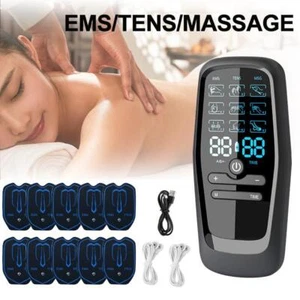 Physiotherapy Tens Muscle Stimulator Electric Ems Acupuncture Body Slimming - Picture 1 of 26