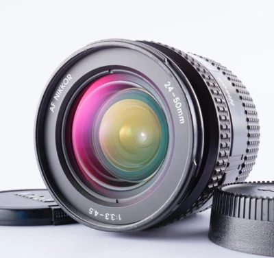 EX+5 Nikon AF NIKKOR 24-50mm F/3.3-4.5 AF Wide Zoom Lens From JAPAN - Image 1 of 4
