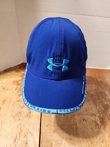 UNDER ARMOUR COLDBLACK BLUE RUNNING BASEBALL CAP HAT WOMEN'S OS ONE SIZE - Picture 1 of 7