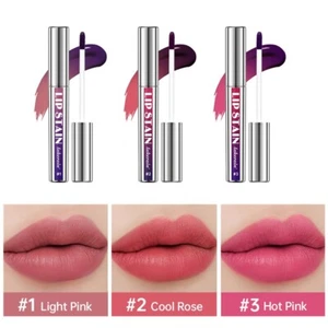 Macchia labbra donna gel puro tinta labbra 1pz/3pz lucida antiaderente coppa rossetto liquido - Foto 1 di 40