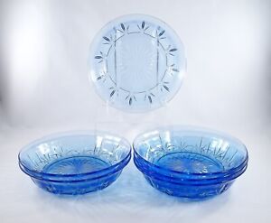 Avon Classic American Blue Collection Set of Six 7" Bowls