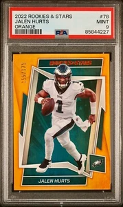 JALEN HURTS 2022 PANINI ROOKIE & STARS #78 [ARANCIONE 155/175]-PSA 9-P4/1H--AQUILE - Foto 1 di 2