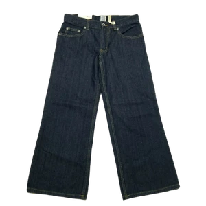 Faded Glory NWT Boy's Denim Jeans ~ Sz 10H ~ Blue ~ Adjustable Waist ~ Bootcut - Picture 1 of 5