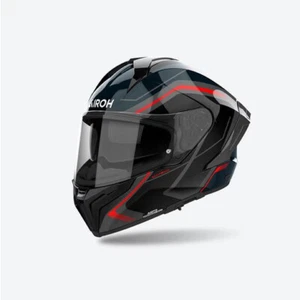 Motorcycle Helmet Integral Airoh Matryx Wide Red Gloss Helmet Casque Size XL - Picture 1 of 3