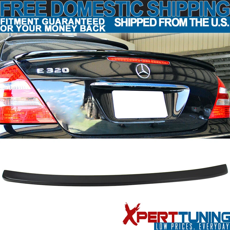 Fit For 03-09 Mercedes-Benz E-Class W211 4Dr L Style Unpainted ABS Trunk Spoiler Foto 1 de 4