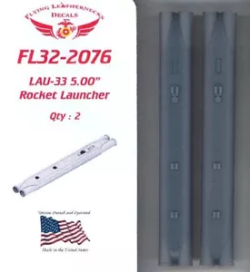 Juego de lanzacohetes Flying Leathernecks Modelos 1/32 LAU-33 DOBLE 5,00" (2) - Imagen 1 de 2