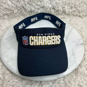 Vintage Reebok San Diego Chargers Football NFL Visor Cap Hat Sz LRG - XXL