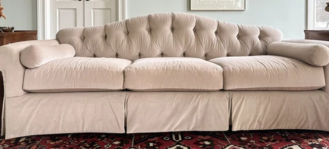 Baker Furniture Sofa By Thomas Pheasant Cover