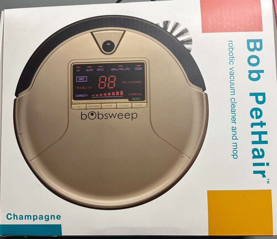 Robot aspirador y fregona automática bObsweep PetHair WP460012, oro champán Foto 1 de 1