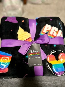 Disney Parks Mickey Mouse – Disney Pride Collection – Throw Blanket New with Tag - Picture 1 of 10