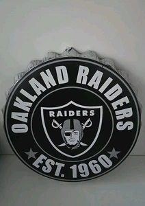 Oakland Raiders Kronkorkenschild 12,5" FOCO - Bild 1 von 2