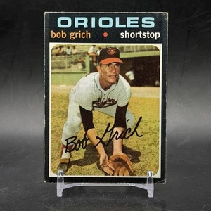 Tarjeta coleccionable de béisbol 1971 Topps #193 Bob Grich novato Baltimore Orioles de colección - Imagen 1 de 2