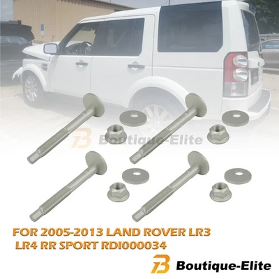 Set Of 4 For 2005-2013 Land Rover LR3 LR4 RR Sport Control Arm Bolts RDI000034 - Image 1 of 4