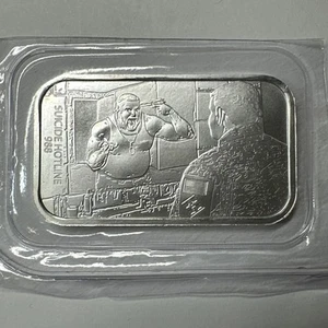 Lingotes de mano negros 'Suicide Hotline End Veteran Suicide' 1 oz prueba plata .999 - Imagen 1 de 2