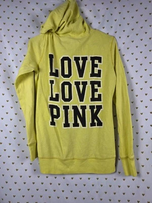 Love Pink Victorias Secret Neón Pullover Sudadera con Capucha Suéter Chaqueta XS Foto 1 de 4
