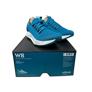 Allbirds Tree Flyer Sneakers Womens Size 8 Thrive Teal Blizzard NEW - Picture 1 of 8