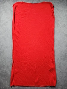 COS Midikleid Damen Medium rot gerippt ärmellos Etui bescheiden minimalistisch - Bild 1 von 8