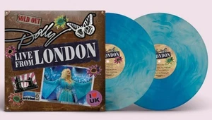 DOLLY PARTON Live From London 2LP BLUE SKIES VINYL - Picture 1 of 2