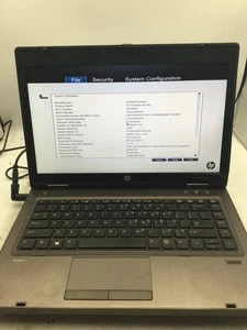 HP PROBOOK 6475B - BOOTS TO BIOS - AMD A6 - 8GB RAM - READ DESCRIPTION -BB - Picture 1 of 8