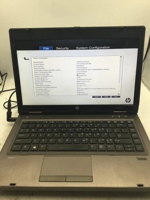 HP PROBOOK 6475B - BOOTS TO BIOS - AMD A6 - 8GB RAM - READ DESCRIPTION -BB - Image 1 of 4