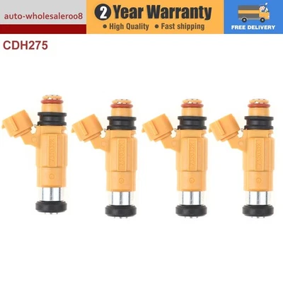 4X FUEL INJECTORS CDH275 For 1996-2003 MITSUBISHI TRITON MK 2.4L 4CYL MK (4G64) Foto 1 de 4