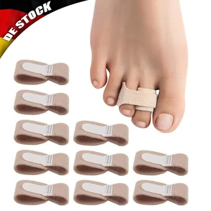 10x toe spreader protection bandage hammer toe pad toe splint straightener DHL - Picture 1 of 12