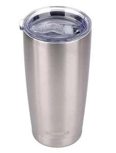 Travel Coffee Tumbler 20 oz, Stainless Steel Mug with Lid, Insulated Cup for ... - Picture 1 of 6