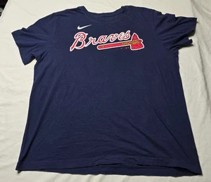 Nike Tee MLB Atlanta Braves Ozzie Albies #1 Jersey T Shirt adulte grand - Photo 1/7