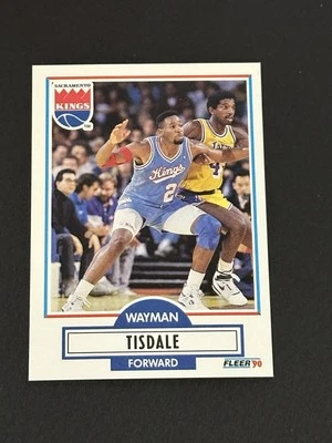 1990-91 Fleer Wayman Tisdale #167 Sacramento Kings (M) - Image 1 of 2