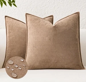 24x24 Tan/khaki/light Brown pillow cover - Picture 1 of 5