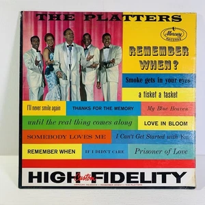 The Platters Remember When LP Record Vinyl Stereo MG 20410 R&B 1950s Vintage - Imagen 1 de 9