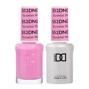 DND Daisy Duo Gel W/ matching nail polish lacquer - VICTORIAN BLUSH - 552 - Picture 1 of 7