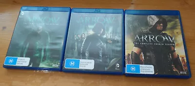 Arrow Second & Third & Fourth Season Series 2 & 3 & 4 Blu-ray Australian Import - Image 1 of 4