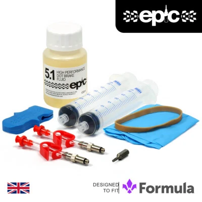 EPIC BLEED SOLUTIONS Epic Formula Bleed Kit & 100ml DOT 5.1 Fluido | C1, R1, R1R, RX, RO, ORO, The One