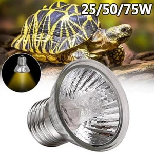 3Pc Reptile Light Bulb UV Heat Lamp Uvb+Uva Tortoise Turtle L0J4 Calcium H4A5 - Picture 1 of 9