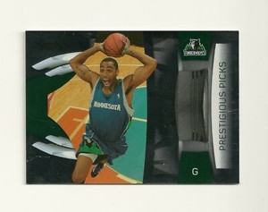 2009-10 Prestige Prestigious Picks Green #26 Wayne Ellington /500 UNC Tar Heels